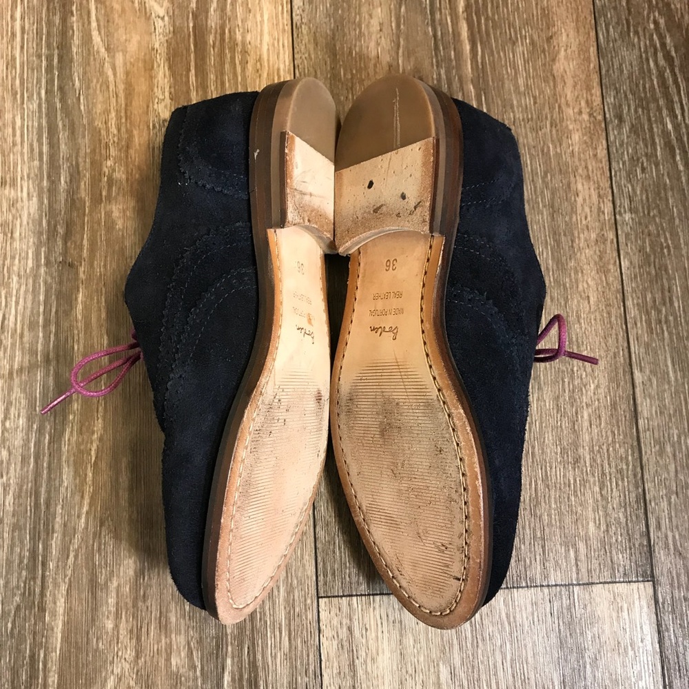 Navy suede shoes - Size 6 - Picture 4 of 4